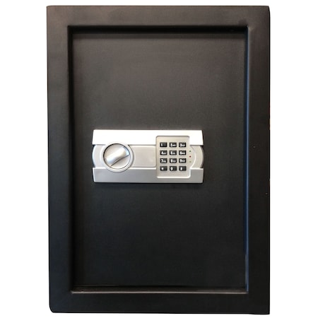 Sportsman Wall Safe with Electronic Lock, Black WALLSAFE